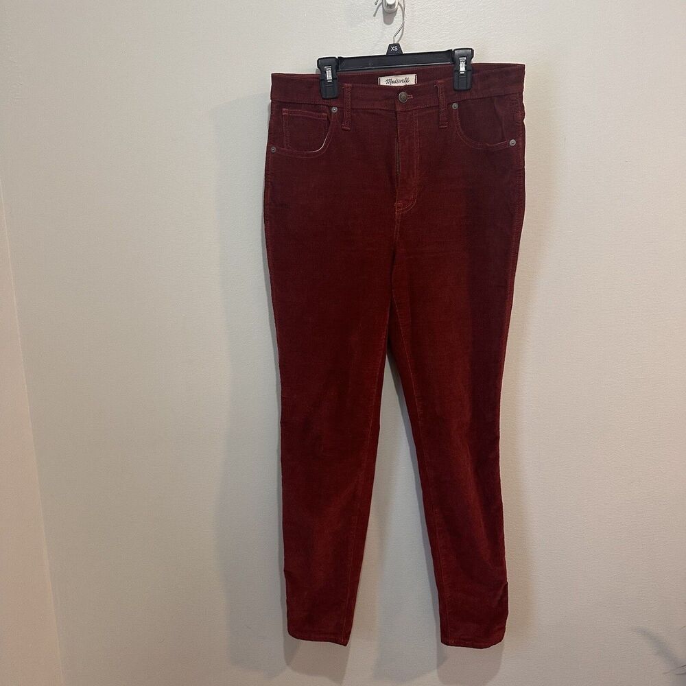madewell corduroy pants Burnt Orange 10” High Rise Skinny Sz. 31 Casual Workwear